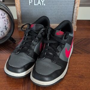 Nike Black, Gray Red And Blue Athletic Shoes